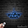 thumbnail image 4 of Handmadetneonsign Airplane Metal Wall Art Light, Airplane Metal Sign Wall Decor, Aircraft Metal Decor 50136, 4 of 5