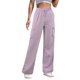 thumbnail image 1 of Gibobby pantalones de vestir cintura alta Pantalones deportivos de secado rápido para mujer, ropa de trabajo ajustada de cintura alta, pierna ancha, informal, americano, para otoño (Morado, L), 1 of 5