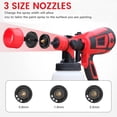 thumbnail image 2 of Paint Sprayer, 650W HVLP Electric Spray Paint Gun, 900ML, 3 Spray Patterns, Paint Sprayer for Home Outdoors Furniture Cabinets Fence Garden Chairs Walls, 2 of 8