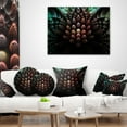 thumbnail image 4 of Designart Fractal 3D Flower Fantasy - Contemporary Throw Pillow - 12x20, 4 of 5