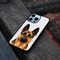 thumbnail image 4 of FINCIBO Soft Rubber Protector Cover Case for Apple iPhone 13 Pro Max 6.7" 2021 (NOT FIT iPhone 13 mini 5.4" 2021/iPhone 13 Pro 6.1" 2021/iPhone 13 6.1" 2021), Black Tan German Shepherd Dog, 4 of 5