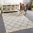 thumbnail image 2 of Hauteloom Siyabuswa Wool Living Room, Bedroom Area Rug - Bohemian, Transitional - Black, Cream - 8' x 10', 2 of 6