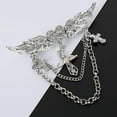 thumbnail image 3 of Broches clásicos Strade Fareast Limited para traje de hombre 4 piezas con borlas de ángel de cristal, 3 of 8