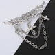 thumbnail image 2 of Broche de Borlas de Cristal de Imitación Salvador plata Broches de moda para mujer, 2 of 7