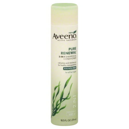 Johnson & Johnson Aveeno Active Naturals Pure Renewal Shampoo & Conditioner, 10.5 oz