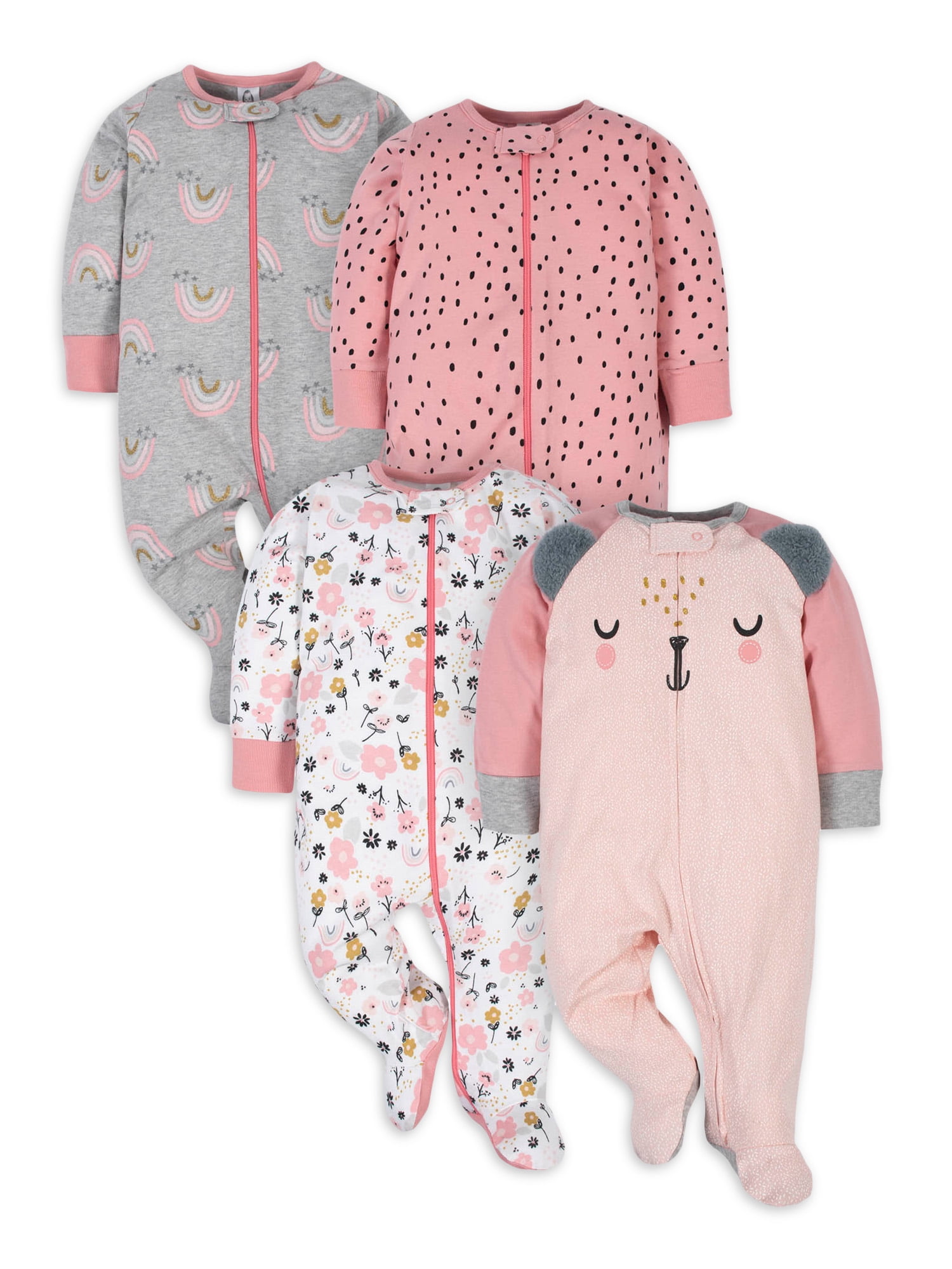 Carter'S Child Of Mine Baby Toddler Girls Microfleece Blanket Sleeper  Footed Pajamas, 2-Pack (9M-5T) | Idusem.Idu.Edu.Tr