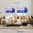 thumbnail image 3 of Elephant Stock Mt Everest Summit Wall Art - Horizontal Canvas Wall Art - Living Room Wall Decor - Nature Canvas - Blue And Purple Decor - 39" x 26", 3 of 4