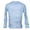 Blue Sky, variant on ShadeTech Athletic Fit Lightweight Long Sleeve, Smoke, XL
