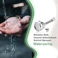 thumbnail image 2 of Grifo universal para fregadero, adaptador de salida de ahorro de agua para baño, grifo, boquilla de alta presión ajustable, filtro de cocina, tipo 5360 grados, 2 of 6