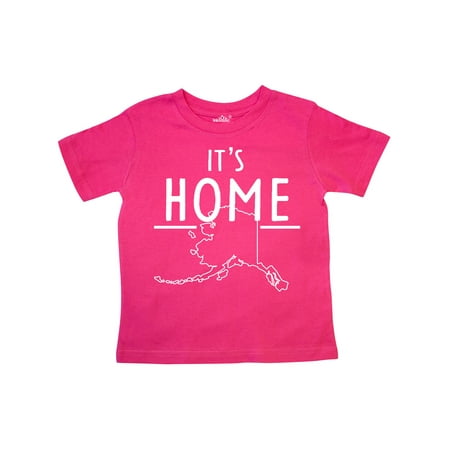 

Inktastic It s Home- Alaska State Outline Gift Toddler Boy or Toddler Girl T-Shirt