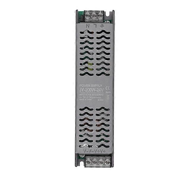 LED driver 200W AC 175‑260V to 24V DC Low Voltage Output LED Driver Power Supply with Heat Dissipation Hole