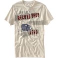 thumbnail image 1 of Aeropostale - Camiseta gráfica para hombre, diseño de tienda de discos, color blanco, pequeña, 1 of 1