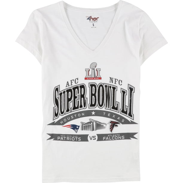 Camiseta gráfica G-III Sports SuperBowl LI para mujer 1sb L