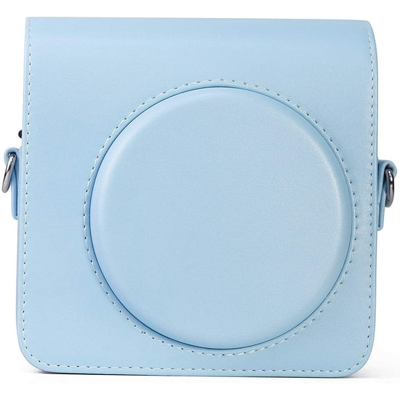 Epicgadget Case for Fujifilm Instax Square SQ1 Camera, PU Leather Compact Case Bag with Adjustable Shoulder Strap for Fuji Film instax SQ1 (Blue)