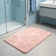 thumbnail image 6 of Dtchengua Coastal Beach Bath Mats for Bathroom Decor, Seashells Starfish Absorbent Bath Rug Non-Slip Floor Rug Carpets for Kitchen Bathroom Laundry Bedroom Living Room, 6 of 7