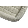 thumbnail image 4 of ZHOUB Bolster Dog Bed 48L-Inch White Fleece Dog Bed w/ Comfortable Bolster | Ideal for Extra Large Dog Breeds & Fits a 48-Inch Dog Crate | Easy Maintenance Machine Wash & Dry-48''-White Fleece, 4 of 7