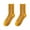 Yellow, variant on Sunjoy Tech 1/5 Pair Ladies Mid-tube Socks,Flower Applique Vintage Forest Style Thick Anti-slip Warm Soft Elasticity Winter Socks