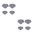 thumbnail image 3 of mmirethe Soft Shoe Heel Pad Insoles for High Heels Supportive Heel Repair Stick light gray 2Set, 3 of 6