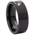 thumbnail image 6 of Tribal Skull Tungsten Carbide Ring, 6 of 9