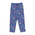 thumbnail image 6 of Fotbe New-York City Women's Pajama Pants,Sleepwear Pants,Pj Bottoms Drawstring And Pockets-X-Large, 6 of 7