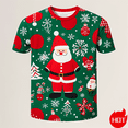 thumbnail image 2 of Camiseta con estampado de Feliz Navidad en 3D para hombre, camisetas informales de manga corta, camisetas gráficas de Navidad Unisex, ropa para hombre, Tops, nueva moda, 2 of 5