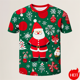 thumbnail image 2 of Camiseta con estampado de Feliz Navidad en 3D para hombre, camisetas informales de manga corta, camisetas gráficas de Navidad Unisex, ropa para hombre, Tops, nueva moda, 2 of 5
