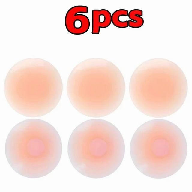 Recomable Women's Breast Lift Nipple Covers, Invisible Sticky Backless Bra, Silicone Petal Adhesive, No Strap Design