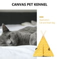 thumbnail image 4 of Minkissy 1Pcs Small Pet Tent Scratch Resistant Plastic Anti Slip Bottom Pet Shelter, 4 of 5