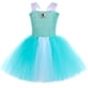 thumbnail image 3 of Disfraz de princesa Rosalina para niñas, vestido de tul con tutú verde menta, vestido de fiesta para niños, cumpleaños, Halloween, carnaval, ropa para fiesta, 3 of 5