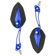 thumbnail image 4 of Pair 8mm 10mm Motorcycle Rearview Mirrors Aluminum Alloy Arm, Ultra Clear Vision, Paint Finish Shell, Universal Fit, 4 of 7