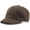 Brown, variant on CoCoMangos Short Brim Baseball Cap for Men Women Unconstructed Washed Cotton Adjustable Short Bill Hat Vintage Low Profile Dad Hat