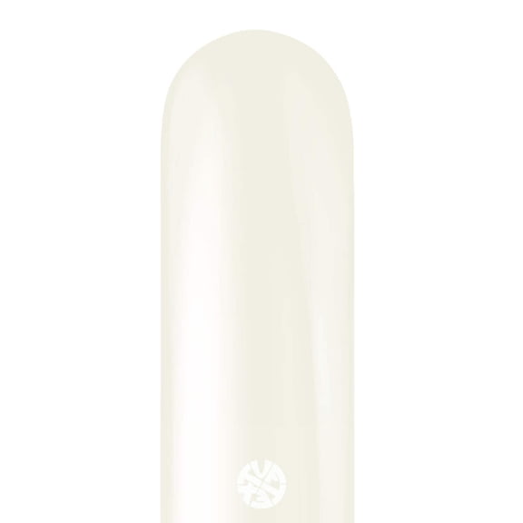 260T TUFTEX Tuftex White Latex Entertainer Balloons (50 Pack) - Party Supplies Decorations