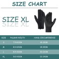 thumbnail image 2 of Guante deportivo de invierno Hukapapa para hombres y mujeres, guantes cálidos para pantalla táctil, guantes impermeables para andar en bicicleta, correr, escalar, XL, 2 of 8