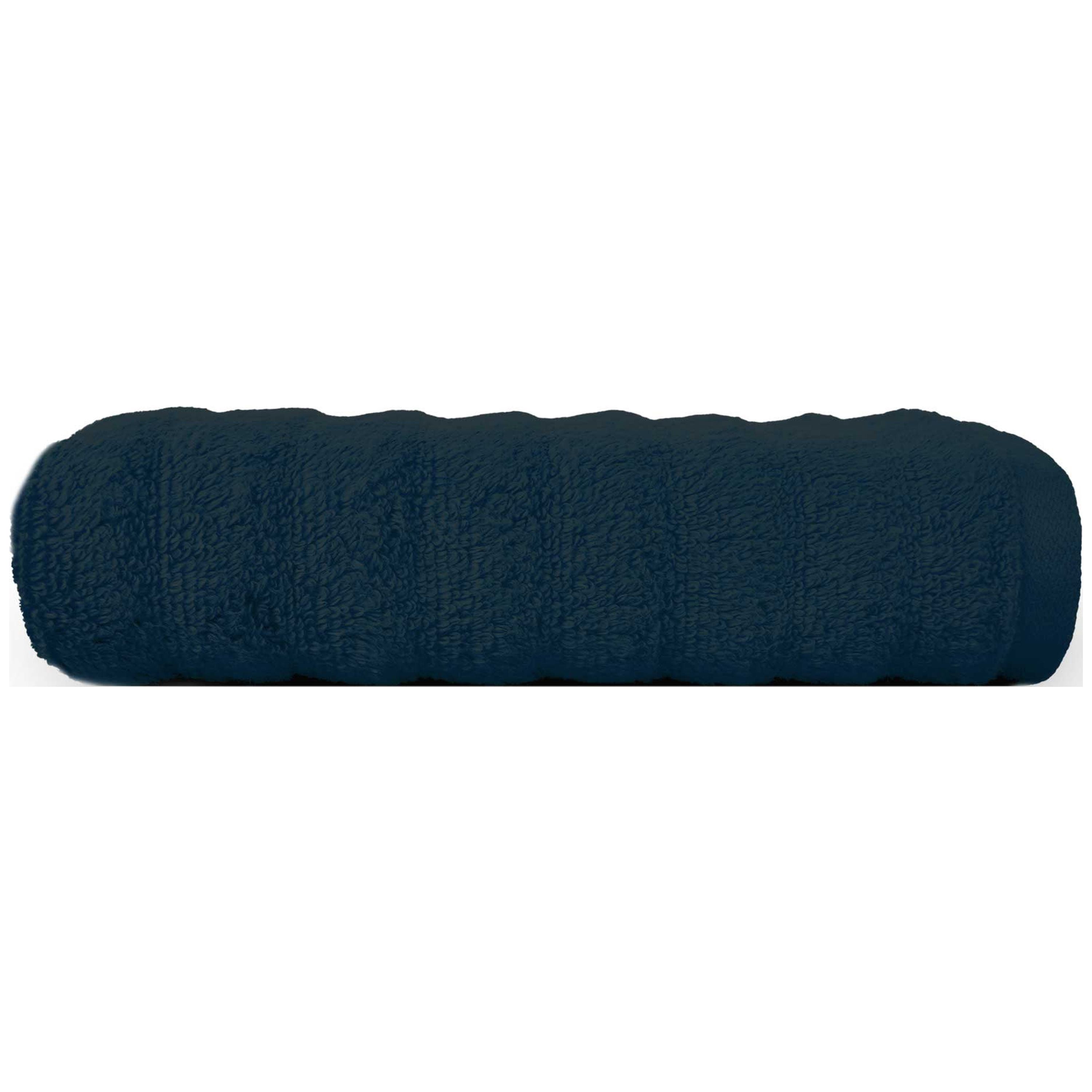 Mainstays Performance Textured Hand Towel, 26" x 16", Washed Indigo