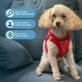 thumbnail image 7 of Voyager Step-in Plush Dog Harness – Soft Plush, Step in Vest Harness for Small and Medium Dogs by Best Pet Supplies - Red Corduroy, XL (Chest: 20.5-23"), 7 of 7