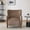 Camel, variant on Christopher Knight Home Velvet Upholstered Mid Century Modern Accent Arm Chair with Wingback, Dark Brown