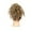J, variant on Blonde Brown Synthetic Wig High Temperature Silk Fiber Natural Messy Bun Hair Tie Elastic Band for Women