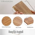 thumbnail image 3 of Floating Shelves for Wall16.5"x6"Natural Pine Wood No-Drill Wall Shelf for Projector,Modem,Router,Cable Box,Xbox,PS5, PS4,Game Controller Storage,Hanging Shelves for Living Room,Bedroom,Office, 3 of 11