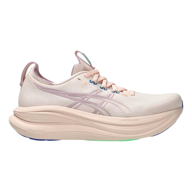 Tenis Asics Mujer Dama Gel Nimbus 28 Rosa Claro Running rosa 3.5 MX