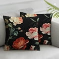 thumbnail image 3 of Cushion Throw Cover Colorful Blooming Rose Flower Watercolor for Home Decor,Pillow Cases for Couch Bedroom Living for Boy Girl, 3 of 7