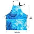 thumbnail image 5 of Picia Blue Shell Waterproof Apron for Unisex Adult - Adjustable Bib Apron with Pockets, Ideal for Cooking, Gardening, Painting, and Household Chores, 5 of 9