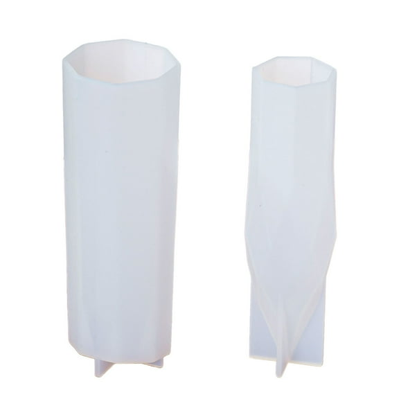 WINDLAND Cylinder Silicone Mold Epoxy Resin Molds for DIY Resin Flowers Crystals Faux
