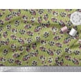 thumbnail image 2 of Soimoi Cotton Duck Fabric Stripe & Floral Artistic Printed Craft Fabric by the Yard 56 Inch Wide, 2 of 3