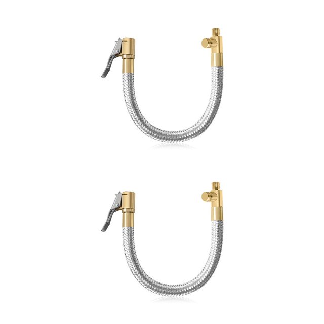 Speravity Vástago de válvula universal para motocicleta Conexión rápida Compresor Inflador Accesorio Extensión Adaptador flexible Tipo 1 20 cm Tipo 1 20 centímetros 2piezas Speravity CBP162770