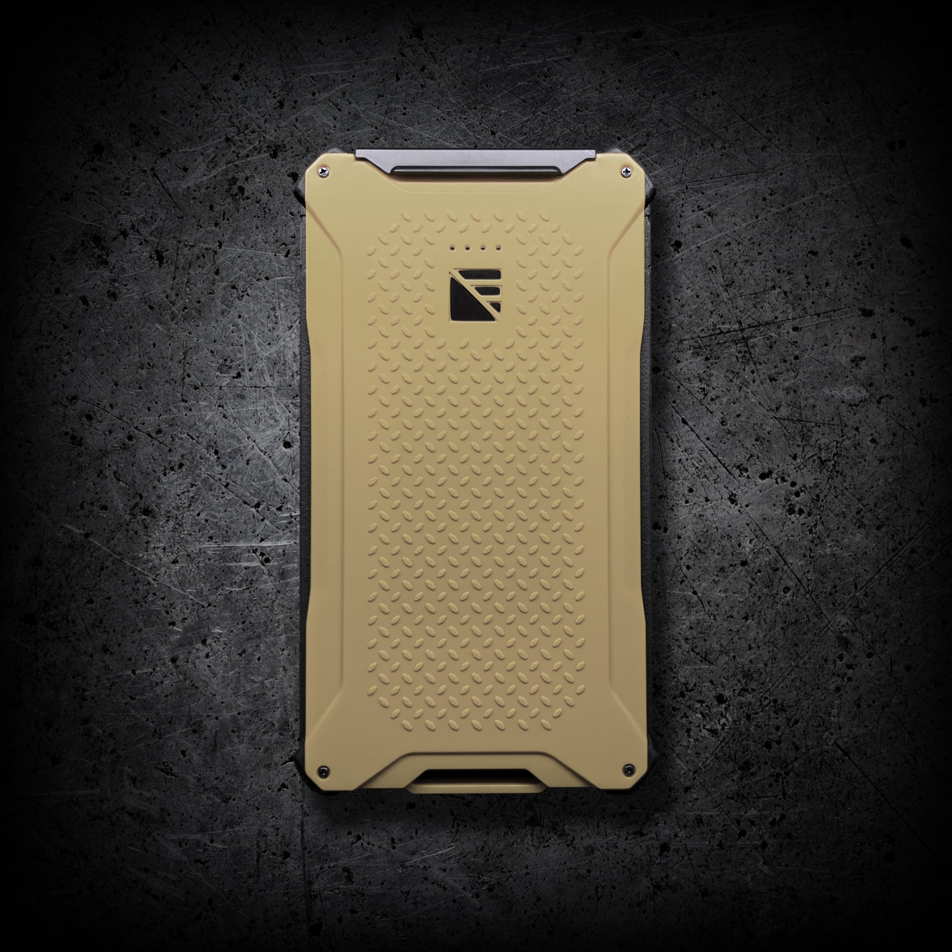 Dark Energy Poseidon Pro Indestructible Portable Charger, Desert Tan | Fast Charging USB-C Ports, Ultra-Durable Armor Flex, 10,200 mAh, Waterproof, for Outdoor Survival & Emergency Supplies