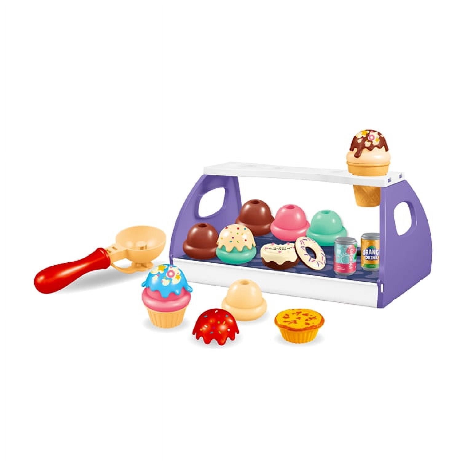 Hamburger Hotdog Fries Combo Shop for Kids, Play Set for Girls Boys, Gift for +3 Age Mundo Toys