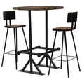 thumbnail image 1 of vidaXL Bar Set 3 Piece Solid Reclaimed Wood, 1 of 5