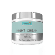 Lawren's Night Cream With Collagen, Caviar Extract, & Retinol, 4 Oz.