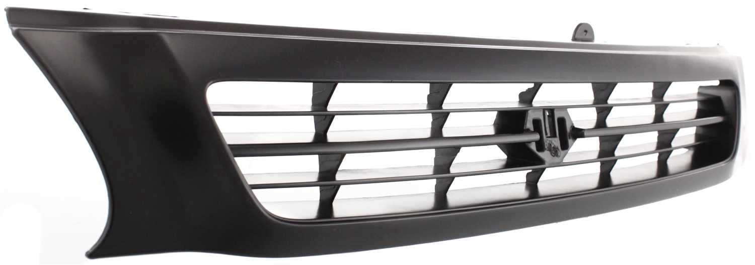 Grille Assembly Compatible With 1995-1997 Toyota Tercel Textured Black Shell and Insert