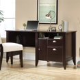 thumbnail image 2 of Sauder Shoal Creek Computer Desk in Jamocha Wood, 2 of 18